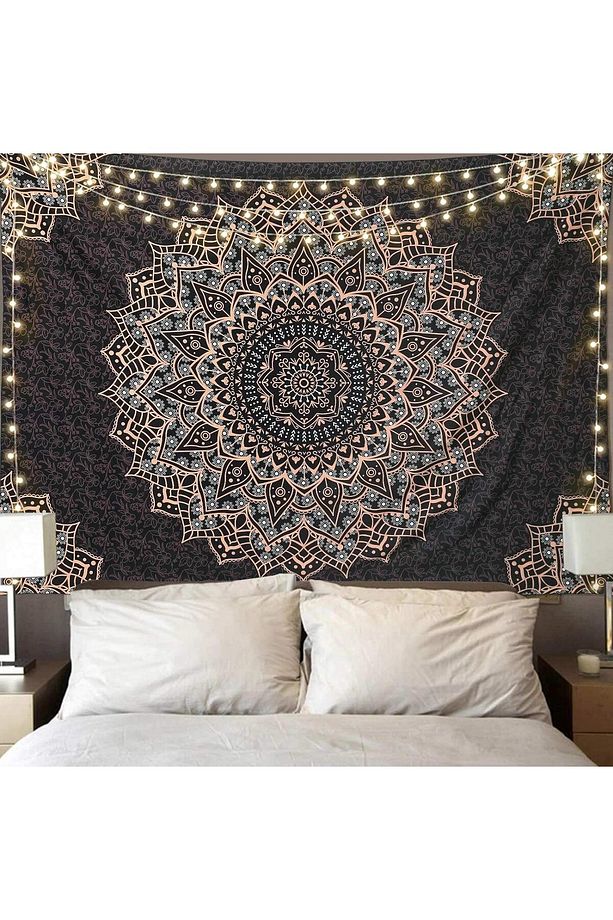Mandala Duvar Örtüsü Duvar Halısı Duvar Sanatı Duvar Dekorasyonu Dekoratif Duvar Örtüsü - 2
