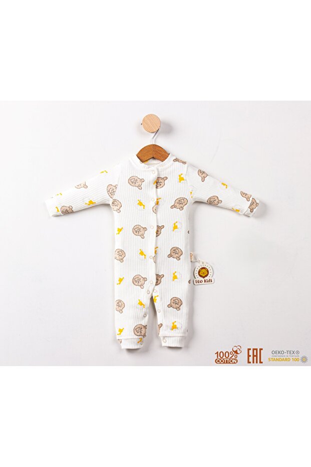 Unisex 100% Organic Cotton Baby Romper Patterned Newborn Outfit