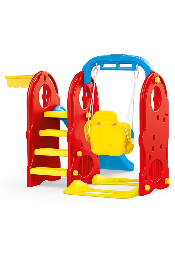 3023 Salıncak Ve Kaydırak Takımı 4 In 1 Oyun Parkı - 2