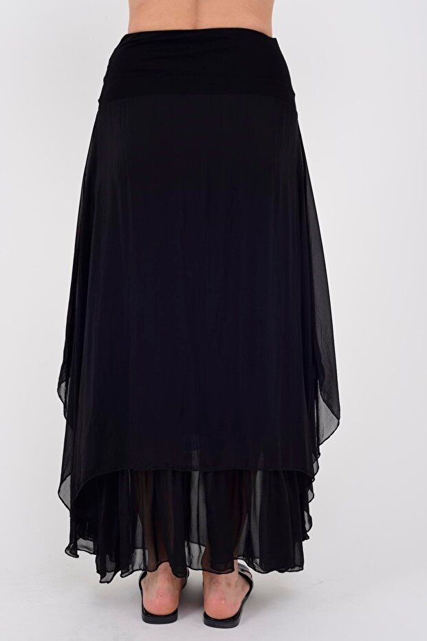 6087 Katlı Ipek Etek - 7