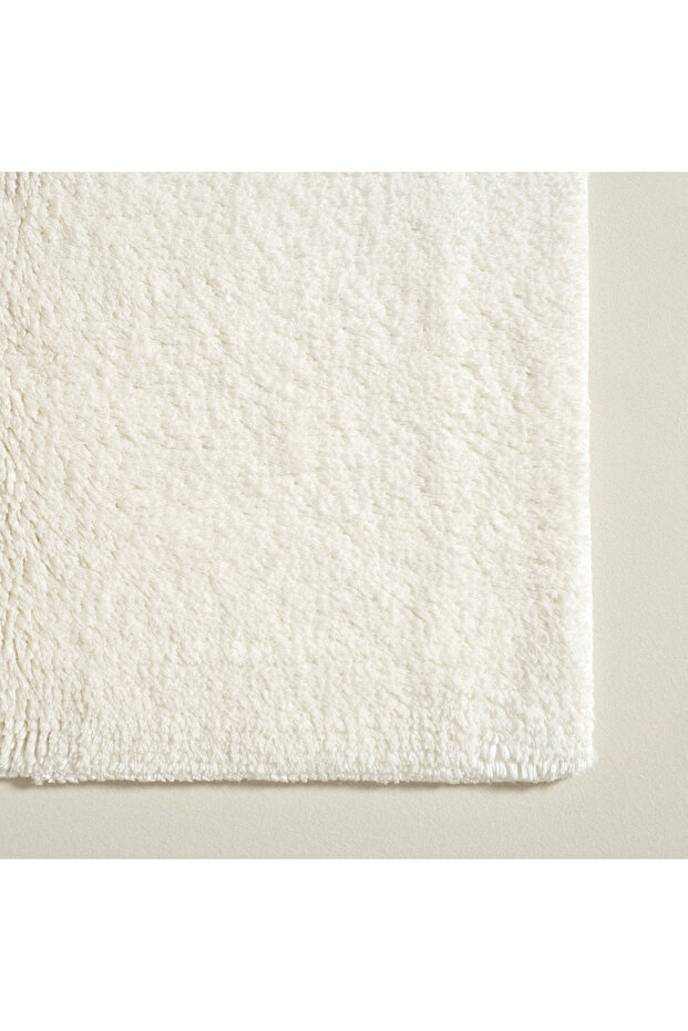 Bamboo Solid Banyo Paspası 40x60 Cm Ekru - 7