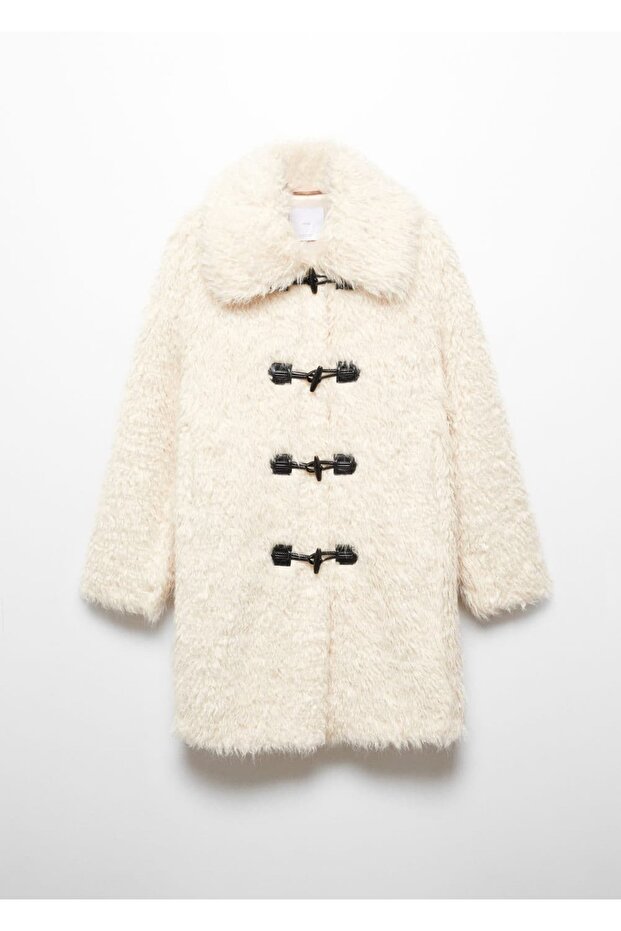 Kürklü midi palto - 3