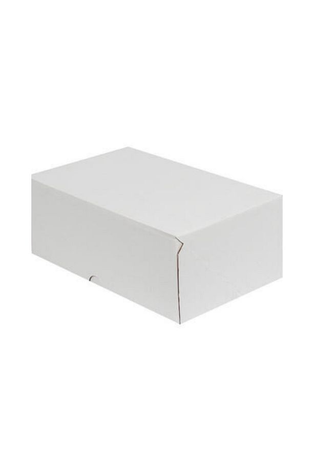 17x12,5x7,5 Cm Beyaz E-ticaret Kutusu Yapıştırma Kutu 4 Nokta 10 Adet - 1