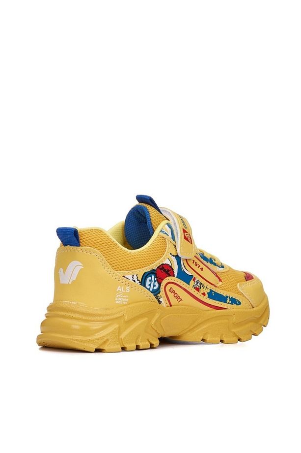 Unisex Çocuk Sarı Spor Ayakkabı - 3