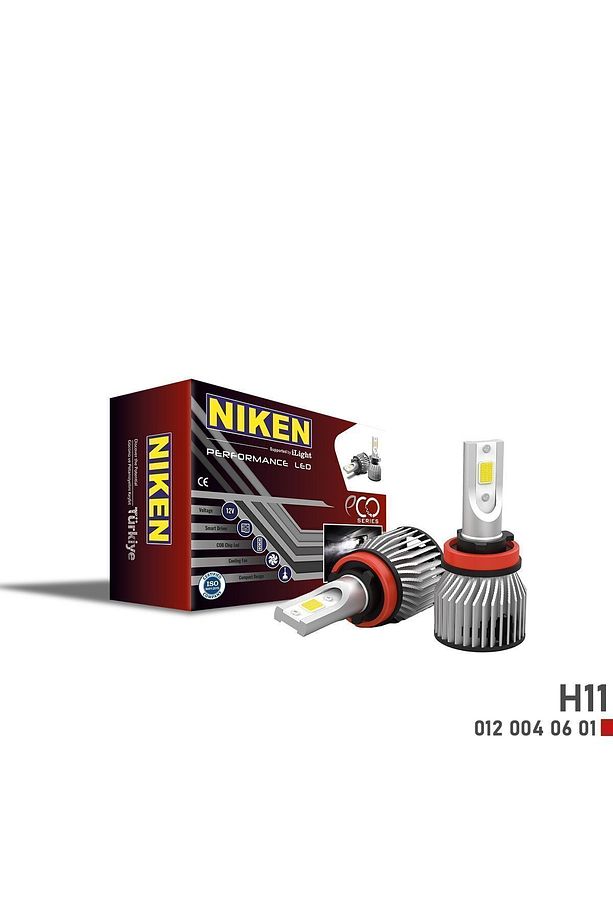 Eco Serisi 12.000 Lümen /h7 / H4 / H11 / H1 / H10 / 9005 / 9006 Led Xenon Far Ampulu - 1