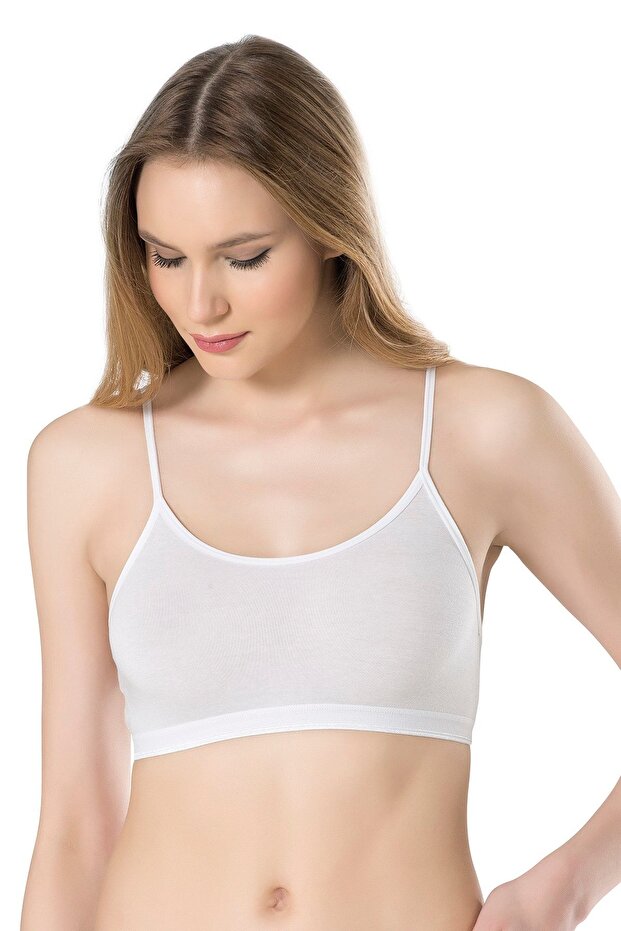 1000 Modal Thread Strap Bustier Bra - 1