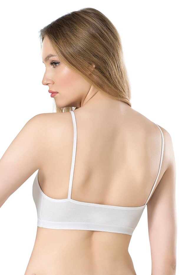 1000 Modal Thread Strap Bustier Bra - 2