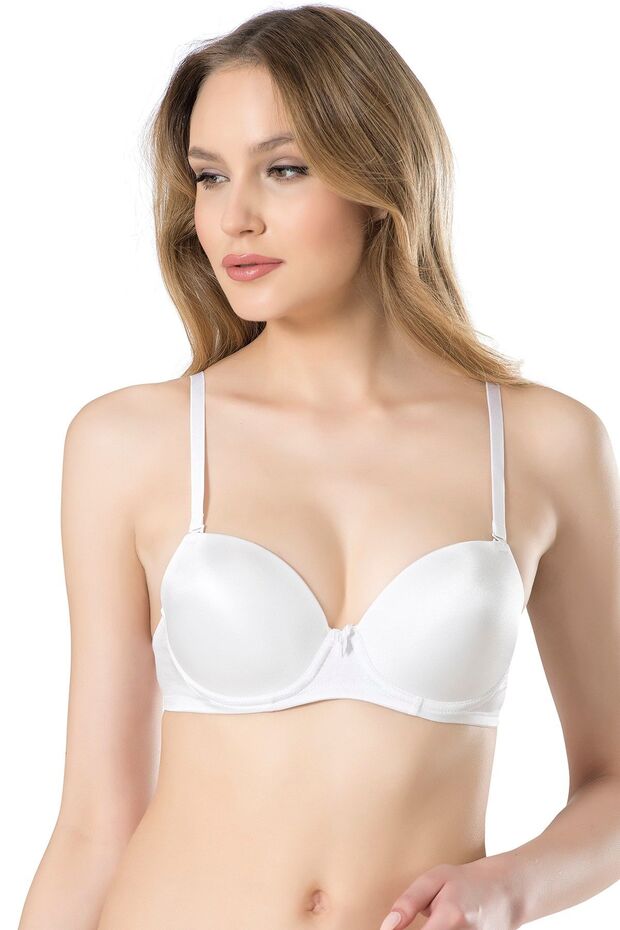 3001 Basic Empty Cup Single Bra with Cut Out Sides - 1