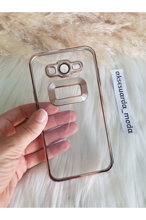 Samsung Galaxy J7 2015 - J7 Core Compatible Camera Lens Laser Cut Logo Detailed Case