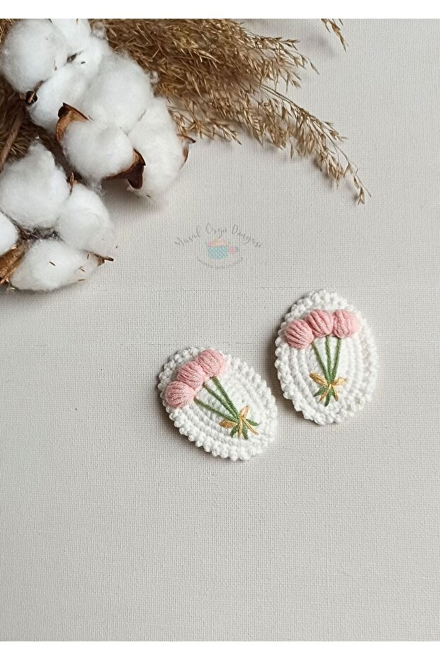 Harika Balon Toka Series - Handmade Hair Accessory from Natural Threads