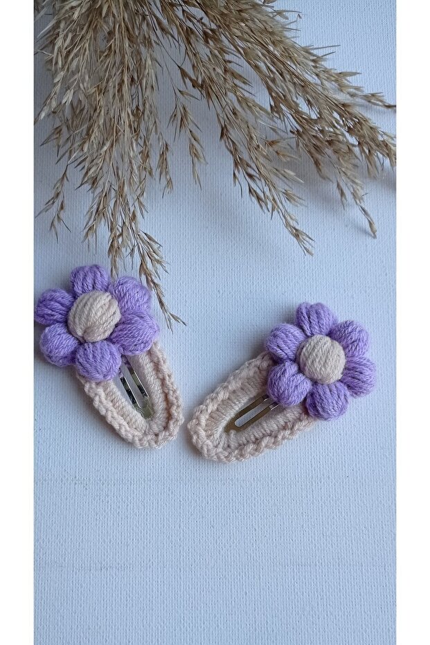 Daisy Snap Clip - Niche Hair Accessory Reflecting Your Lilac Hair Style (1 PAIR)