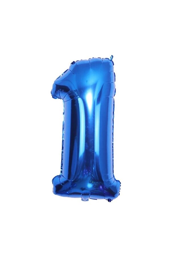 بالون فويل أزرق غامق عمر سنة 100 سم