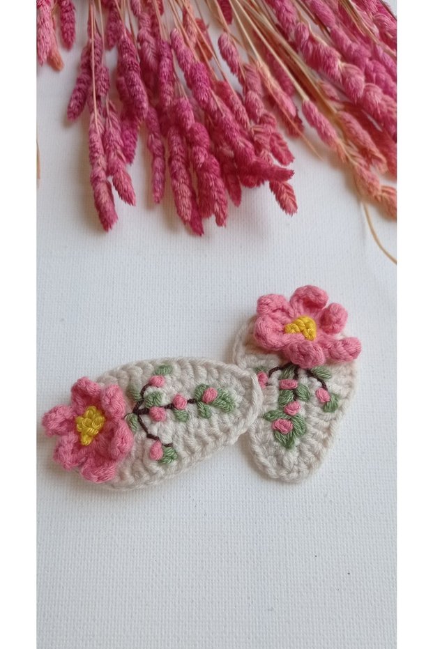 Spring's Flowers Snap Clip - Niche Hair Accessory Reflecting Your Hair Style (1 Pair)