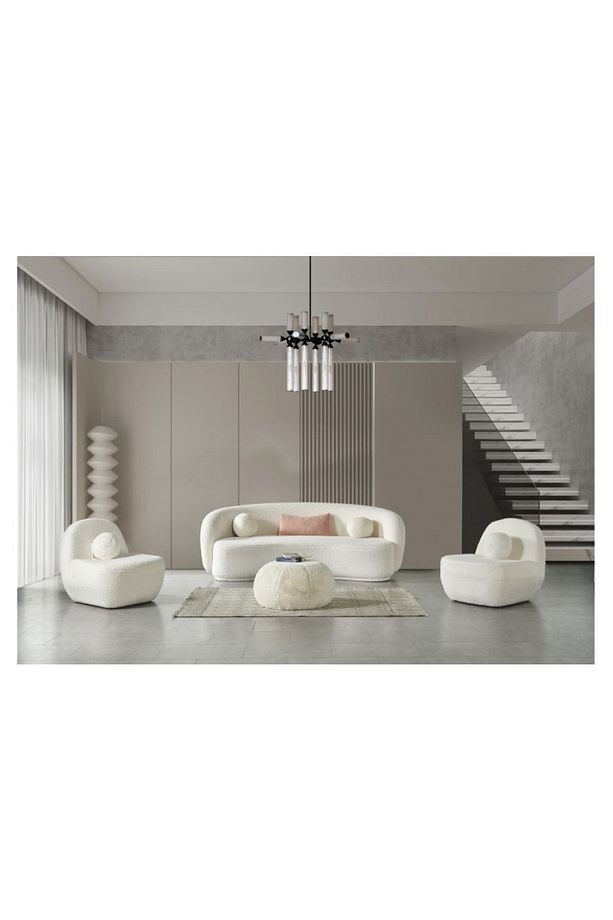 Pablo Home Concept Diamond Tedy Koltuk Takımı 1 Adet Kanepe 2 Adet Berjer - 1