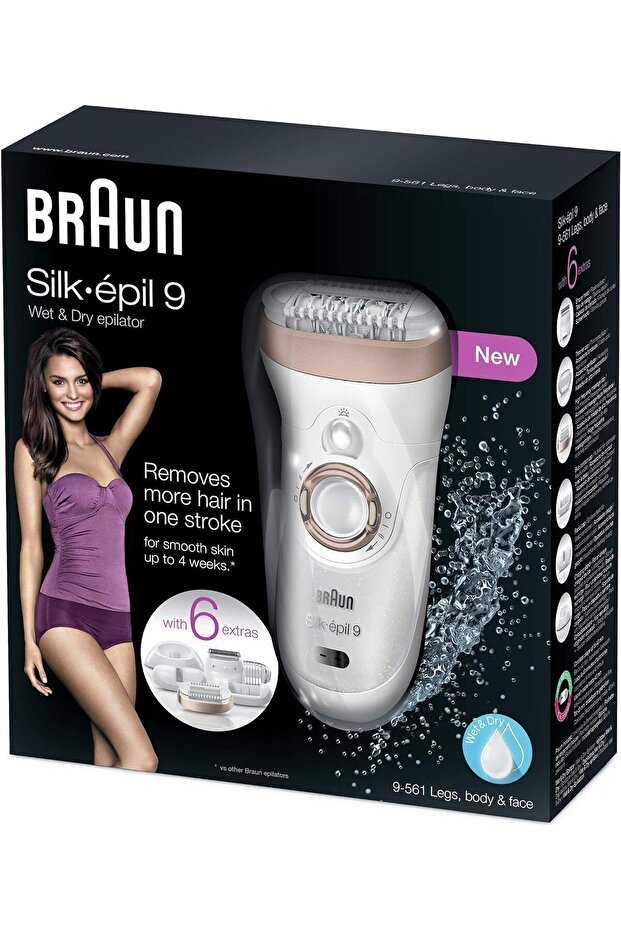 سيلك ابيل 9، رطب وجاف، اهتزاز نابض، رأس محوري، ضوء ذكي، لاسلكي - Se 9561 - 6