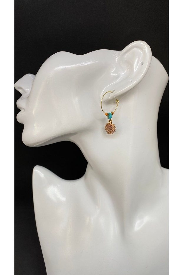 Handmade Hittite Symbol Ethnic Women's Earrings
