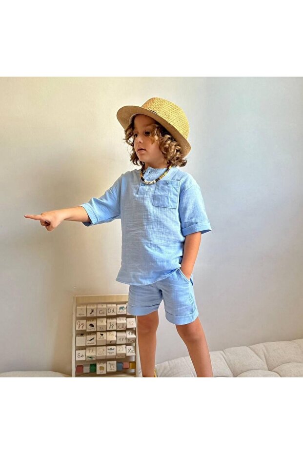 بدلة موسلين للأولاد - 1