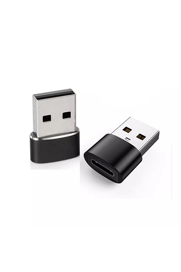 Usb To Type C Yeni Nesil Şarj Kablosu Başlık Çevirici Dönüştürücü Adaptör Otg Siyah - 2