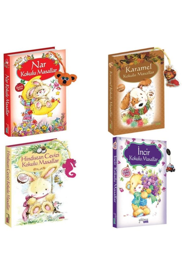 Scented Fairy Tales Set 4 Books with Scented Bookmark