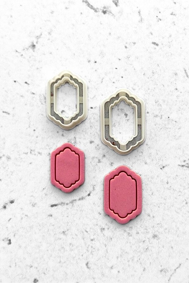 3.5-4cm Width Polymer Clay Ceramic Frame Plasticine Mold Set - 1