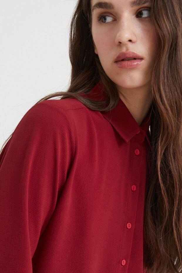 Basic Kadın Gömlek - 2