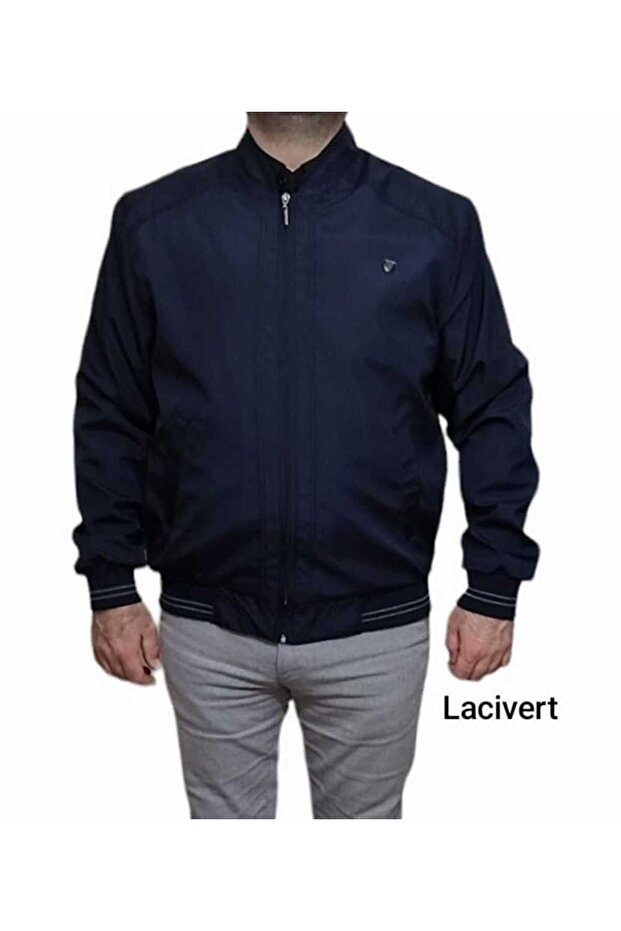 Summer Men's Coat, Comfortable Fit with Elastic Waist and Sleeves