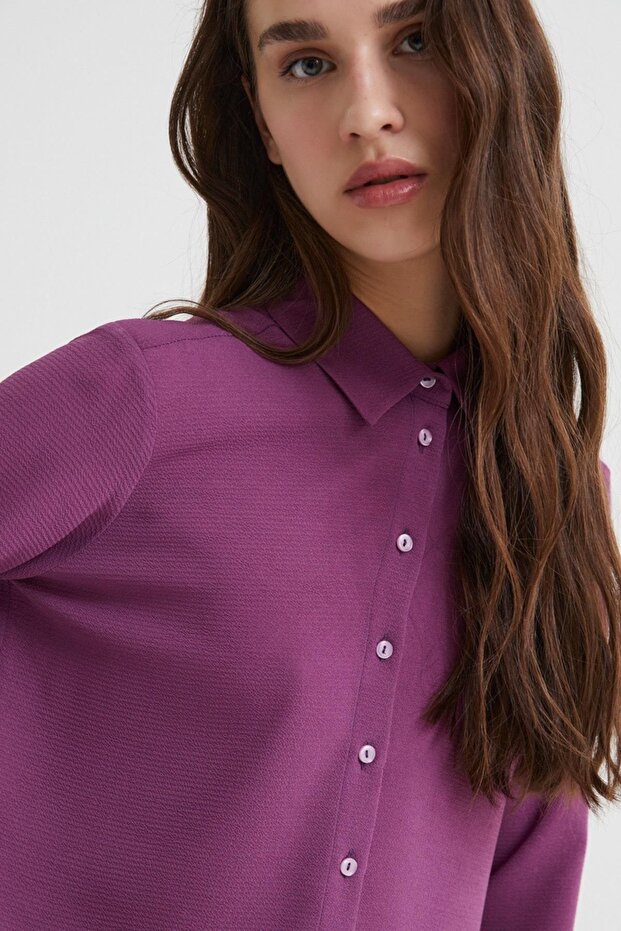 Basic Kadın Gömlek - 2