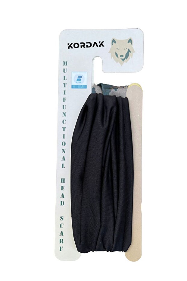 Tactical Askeri Bandana Buff - 17 Şekilde Kullanılabilen Model - Bej Siyah Kamuflaj - 5