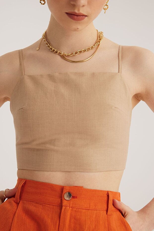 Ekru Askılı Top - 2