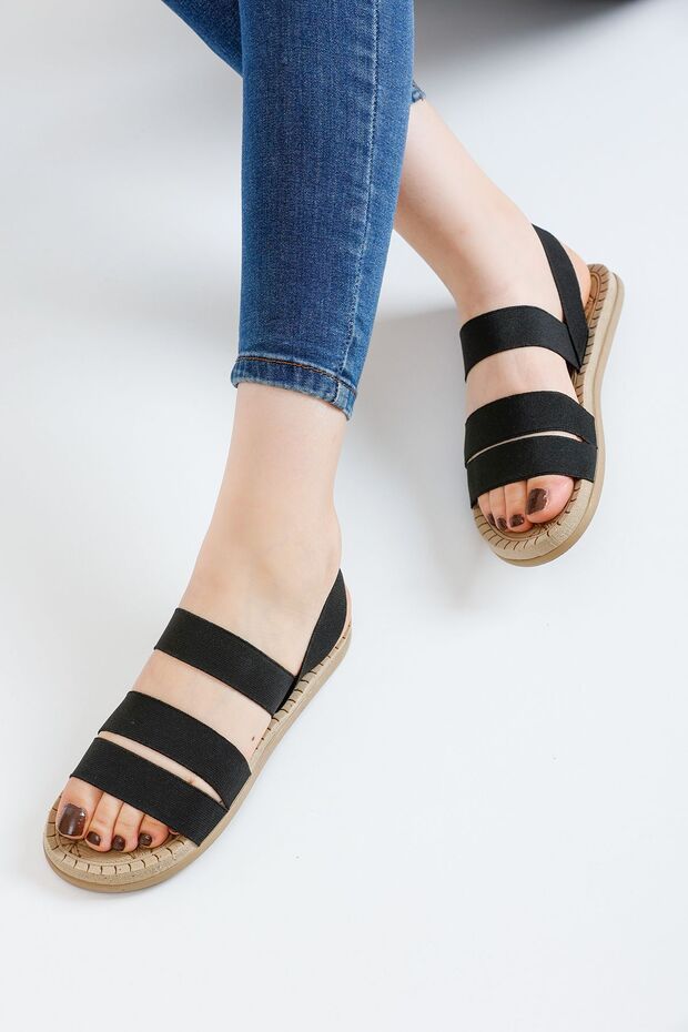 Kadın Rahat Taban Günlük Sandalet - 5