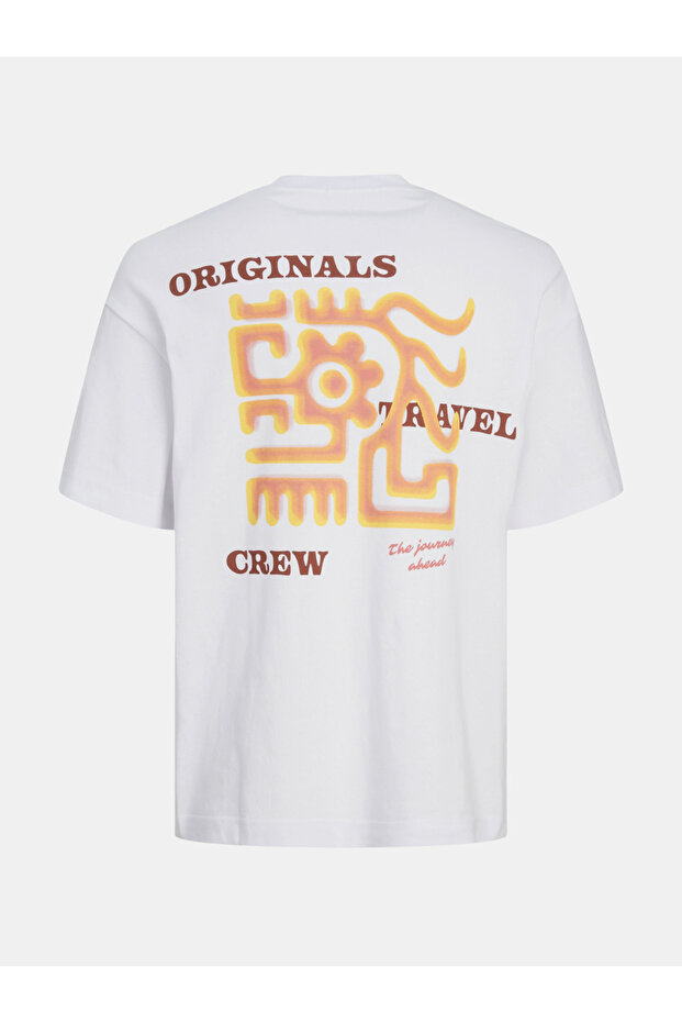 Graphic Print Crew Neck T-Shirt