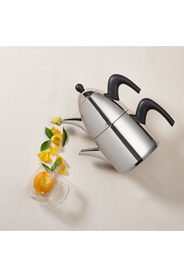 6600 إبريق شاي أسود - 1