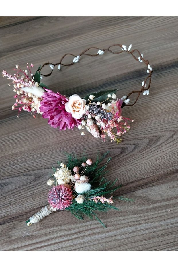 Bridal and Henna Crown - Collar Blossom Pattern, Groom Collar, Engagement and Outdoor Shooting Crown