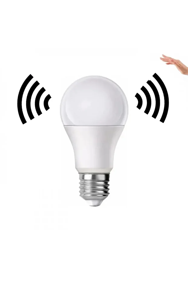 Hareket Sensörlü Led Ampul Lamba 12 W Beyaz E27 duy - 1