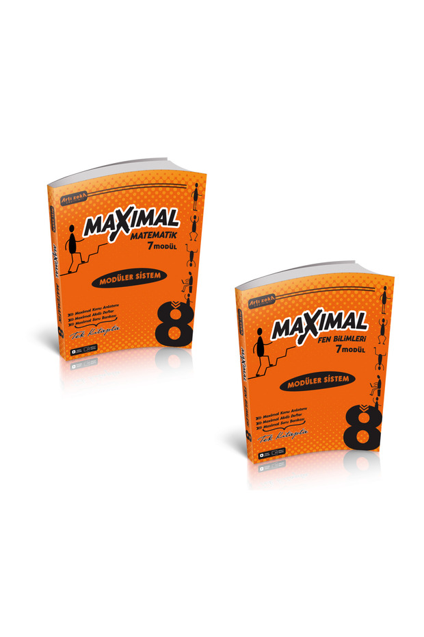 8.SINIF MATEMATİK + FEN BİLİMLERİ MAXİMAL MODÜLER SİSTEM (2 KİTAP) - 1