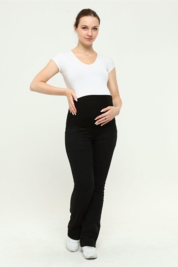 Ispanyol Paça Hamile Pantolon - 2