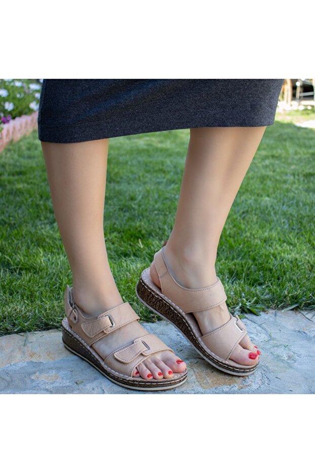 Orthopedic Leather Women's Sandals 11391