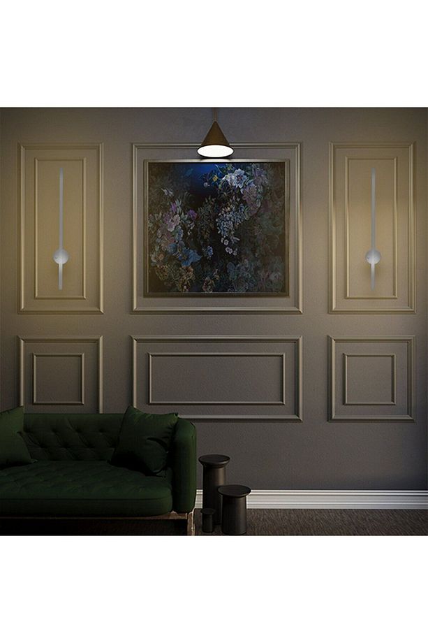Pigas Osram Led Açma Kapama Düğmeli Aplik Modern Dekoratif Led Duvar Aplik 68cm Günışığı - 5
