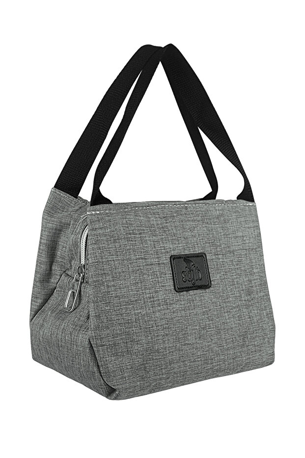 Star Anne Bebek Bakım Sırt Çantası Termos Çanta - Gri - 4