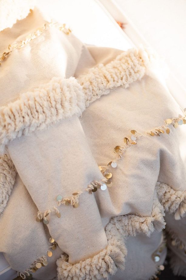 Boho Throw Yatakörtüsü Koltuk Şalı Elyapımı Keten - 3