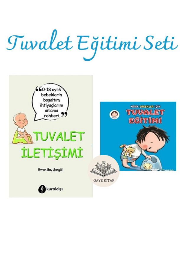 Tuvalet İletişimi - Minik Erkekler İçin Tuvalet Eğitimi (Ciltli) 2 Kitap Set - 1