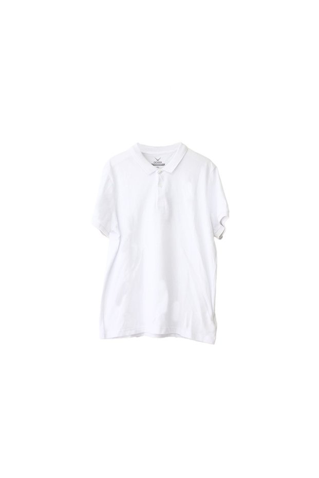 Men's White Jazz 4713 Polo Pike T-Shirt Polo Tshirt 24Yceeo04713-100