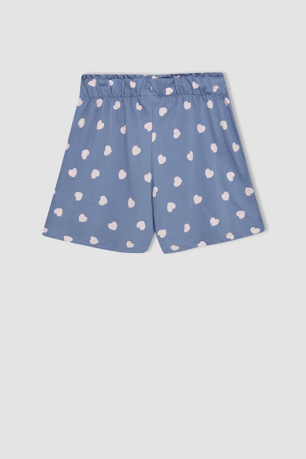 Kız Çocuk Pijama Takımı Baskılı Kısa Kollu Üst Şort C8503a824sm - 7