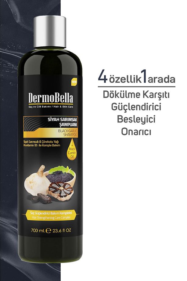 Siyah Sarımsaklı Şampuan 700 ml - 5