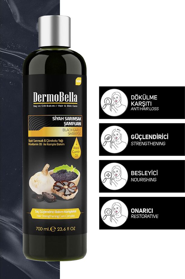 Siyah Sarımsaklı Şampuan 700 ml - 2