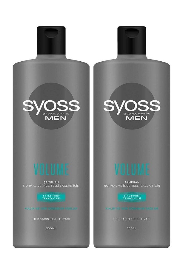 Men Volume Kalın Ve Gür Görünümlü Saçlar Şampuan 500 ml X 2 Adet - 1