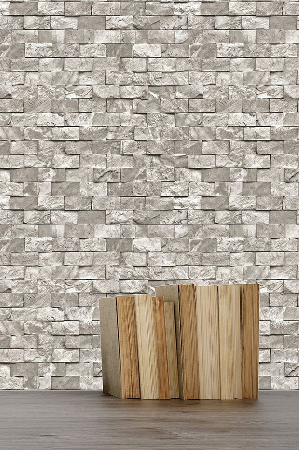 9150 Taş Desen Duvar Kağıdı (5 M²) Alan Kaplar - 2