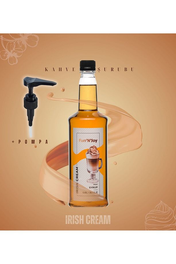 Fun'n'joy Kahve Şurubu / Irish Cream 870 ml Pompa - 1