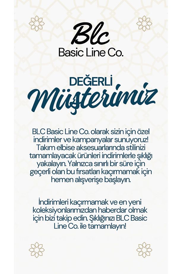 Lacivert Renk Armürlü Papyon - 3