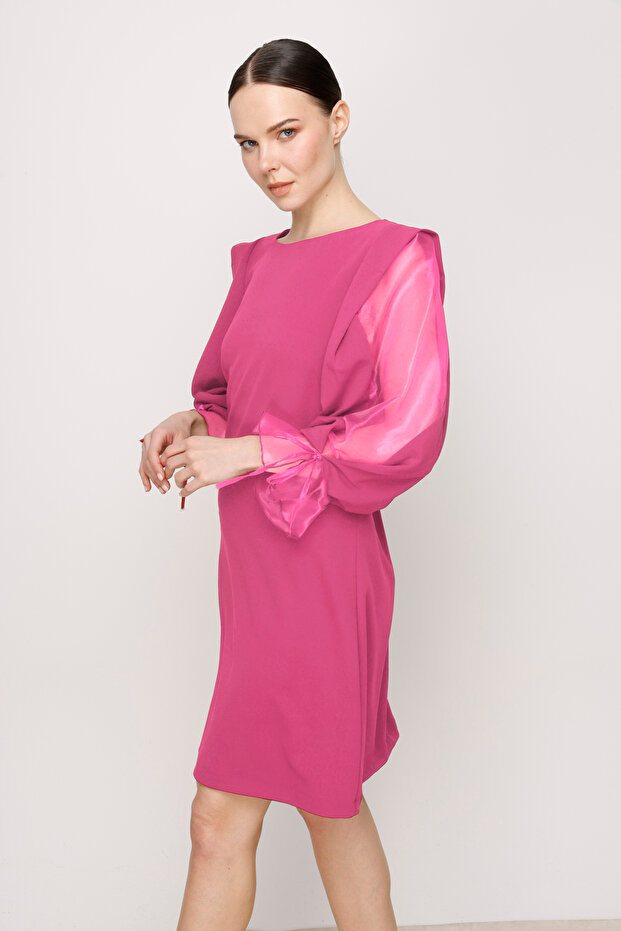 Organze Kol Elbise - 3